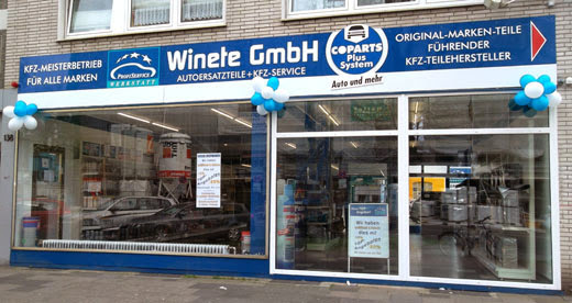 Winete GmbH ★ Kfz-Werkstatt ★ Service ★ Reparatur ★ Autohandel ★ Vermietung