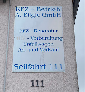 KFZ-Meisterbetrieb A. Bilgic GmbH