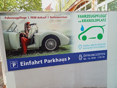 Fahrzeugpflege am Kranoldplatz