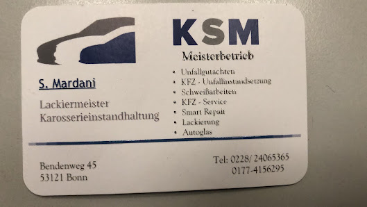 KSM-Meisterbetrieb Bonn KFZ Service & Lack