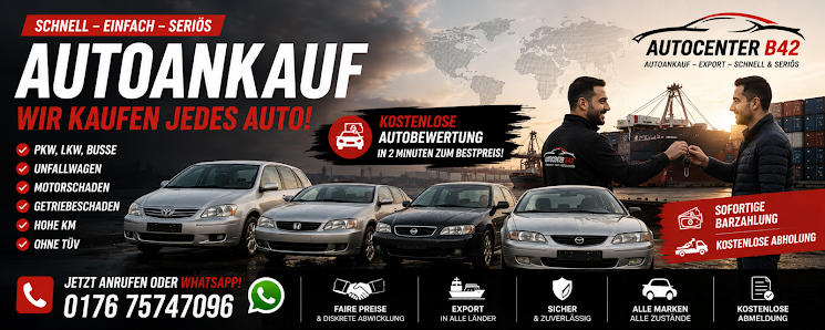 Autoankauf - Autocenter B42