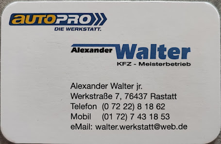 Alexander Walter autoPRO Meisterbetrieb