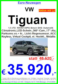 Euro-Neuwagen M. Klasen seit 1992