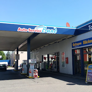 Auto - Service - Bund - freie Tankstelle mit Service - Waschstraße