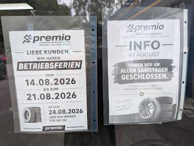 Premio Reifen und Autoservice & AGS Autoglas Spezialist