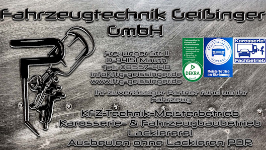 Fahrzeugtechnik Geißinger GmbH - Kfz-Meisterwerkstatt - Karosseriebaubetrieb - Lackiererei