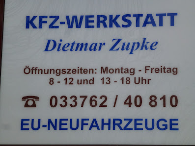 Kfz.-Werkstatt & Neufahrzeuge Dietmar Zupke