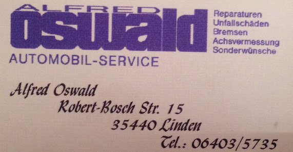 KFZ Oswald Linden