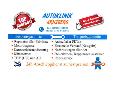 Autoklinik - Arnsberg Preisgarantie Service rund ums Auto