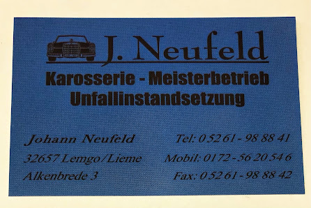 Johann Neufeld Karosserie-Meisterbetrieb