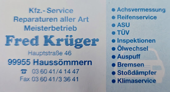 Fred Krüger KFZ Service