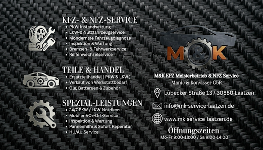 M&K KFZ Meisterbetrieb & NFZ Service Manic & Konvisser GbR